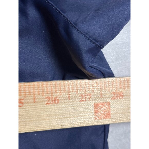 Yale Navy Blue Windbreaker Jacket With Zip Front & Elastic Cuffs XL - Picture 5 of 12